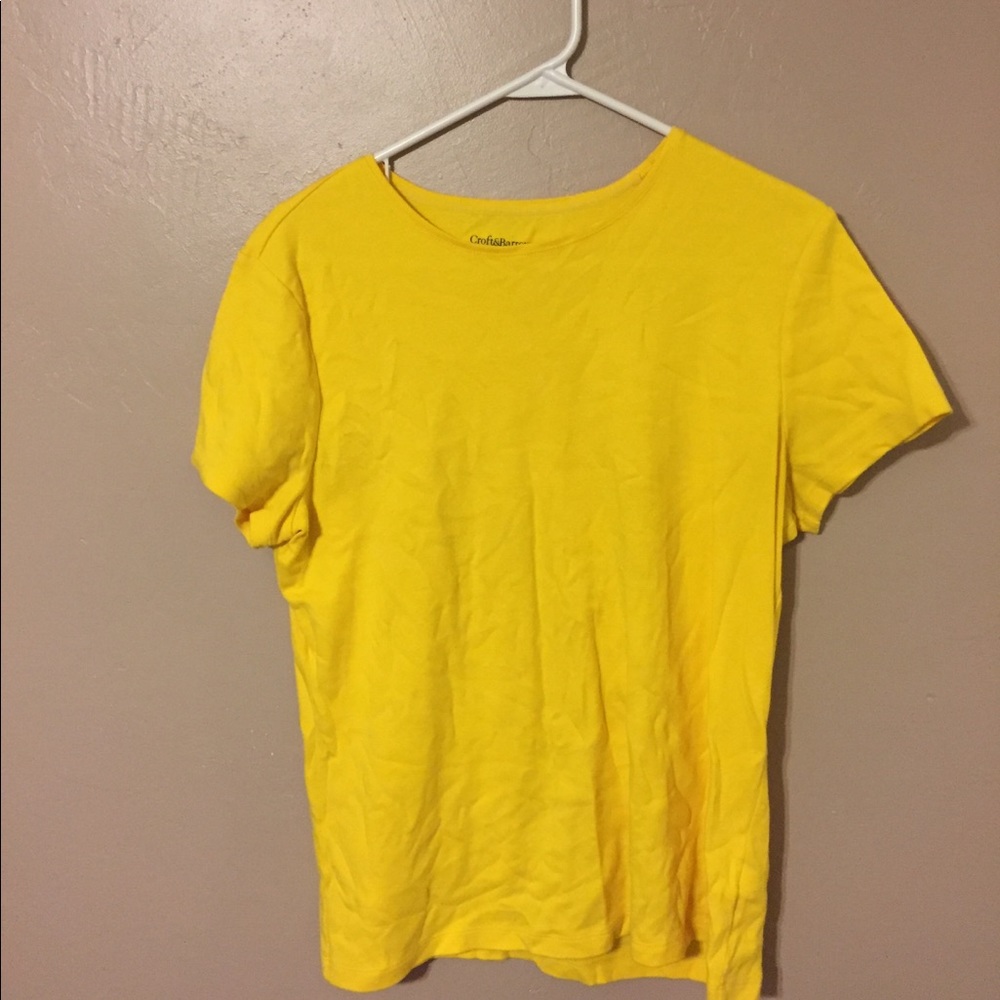Women’s Yellow short sleeve T-shirt size XL